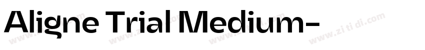 Aligne Trial Medium字体转换 Aligne Trial Medium字体转换